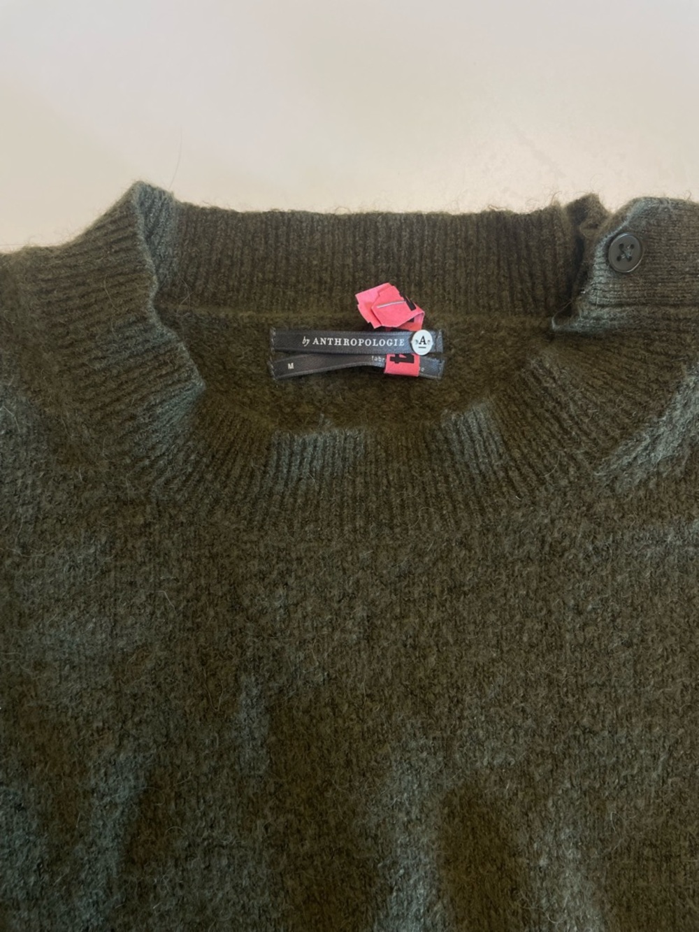 Anthropologie Green Sweater